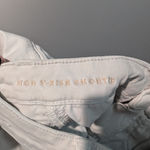 American Eagle Womens  White Denim Cuffed Shorts Size 4‎ Photo 3