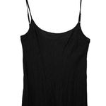 Free People NWOT Womens  Black Spaghetti Straps Slip Dress Mini Dress Top Size L Photo 0