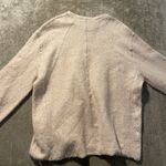 ZARA  Trafaluc Shirt Womens Small Sweater Beige Fuzzy Soft Basic Minimalist Modes Photo 2