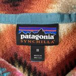 Patagonia Synchilla Medium Women Snap T Pullover Timber Twist Cinder Red Aztec Photo 2