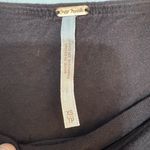 Free People  GRAY TAUPE XS ASYMMETRICAL SKIRT SIDE RUCHING Photo 3