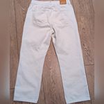 Avec Les Filles  Womens 29 Crop Straight Jeans White Denim Pants Capri Photo 4