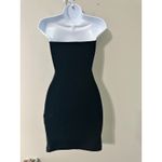ZARA  Black Ribbed Knit Tube Dress Bodycon Mini Sexy Clubwear Size S Photo 2