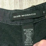 Club Monaco  Charcoal Gray Dress Work Pants Buckle Trouser Cotton Blend Size 6 Photo 4