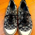 Coach  Black Signature Canvas Sneakers Photo 0