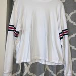 Brandy Melville cropped long sleeved white tee Photo 0