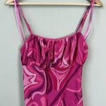 Princess Polly Rosey Mini Dress Women's 4 Pink Mesh 70s Party Going Out Babydoll Photo 7