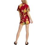 Free People NWT Red Tropical  Malibu Romper- XS Photo 4