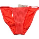 Aerie Swim Womens Bikini Bottom Crochet Bright Orange M Photo 0