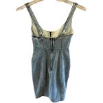 Hello Molly Denim Body Con Mini Dress Photo 4
