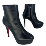Christian Louboutin Bianca Booty in Black Leather 120 Photo 3