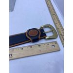 Dooney & Bourke Black Tan And Small Leather Belt Photo 1