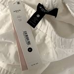 AQUA Swim Swiss Dot Maxi Skirt Swim Cover-Up in Ivory, Size XL, NEW w/Tag Photo 2