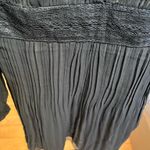 Black Tape Sheer Black Pleated Dress Photo 3