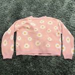 SheIn  Daisy Button Up Cardigan in Pink, Size OS​​​​​ Photo 1