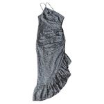 Cinq à Sept Cinq Sept Christel Silk Side Ruched Ruffled Midi Dress Size XS/0 Photo 5