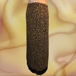 Lemme for Nina Lenard Tan and black leopard skirt Size M Photo 1