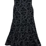 Le Gali Black Velvet Floral Design Mirella Mini Dress M Size M Photo 3