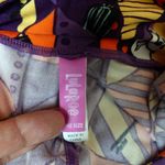 LuLaRoe Halloween Leggings Womens One Size Orange Purple Skull Rock Goth Photo 8