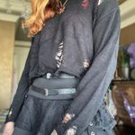 Sexy Gothic Shredded Pullover Sweater Size M Photo 0