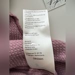 Free People  Hazy Heart Thermal Off The Shoulder Sweater Mauve Long Sleeves XS Photo 5