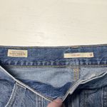 Levi's Women's Premium Mini Icon Outback Skirt Blue Cutoff Denim Cargo Pocket Photo 2