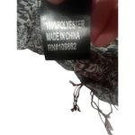 No Brand Fringed Scarf Gray, charcoal. Black 19/66 NIP Photo 1