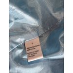 Dress Barn Pastel Blue Full Zip Faux Suede Jacket Women Size L Spring Robin's Egg Photo 5