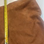 Faux Suede Pencil Dress Leggings Pants Pull On Size Large Chocolate Brown NYCC L Photo 4