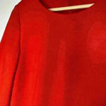 J.Crew 𝅺 Red 3/4 Sleeve Double-Zip Shift Dress Holidays Christmas Photo 6