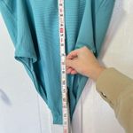 Eberjay NWT Eberjey Vivian textured pique deep V swimsuit ocean blue Large Photo 7