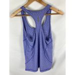 Zella  Purple White Stripe Racerback Athletic Tank Size Medium Photo 4