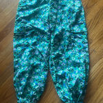 Diane Von Furstenberg  for Target Utility Jazz Dot Green Cargo Pants – Size M Photo 0
