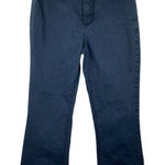 NYDJ Flared Pants Womens Size 4 Blue Relaxed Lift Tuck Slimming Short Casual Photo 0