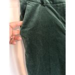 Loft Dark Green Riviera Slim Velvet Pants, size 10 Photo 2