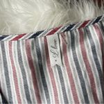 Red White & Blue Romper Size Medium NWOT Ticking Stripe Photo 1