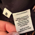 Ulla Johnson  Enid‎ One Shoulder Blouse Shirt Jet Floral Size 8 Photo 5