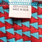 Aztec Print Dress Blue Red White Black Bell Sleeves Small S NWT Photo 4