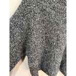 Reformation Lotto Wool Sweater Heathered Gray Sz M Cropped Photo 3