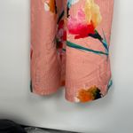 Sara Campbell Women's Rare Floral Print Belted Button Front Midi Shirt Dress 12 Pink Photo 2