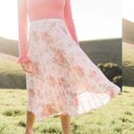 Rachel Parcell | Pink Ruffle Neckline Long Sleeve Pink Blouse Barbie Size Small Photo 3