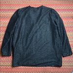 VINTAGE BRILLANTE BLACK BEADED OPEN CARDIGAN COVER UP Size XL Photo 4