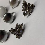 Lot Of 5 Costume Earrings Vintage Photo 6