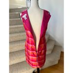 Vintage Pure & Simple Silk Hot Pink Orange Gingham Plaid Sheath Dress Size 6 Photo 4