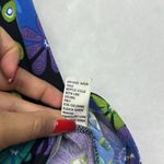 Chaus Floral Top Cowl Neck Short Sleeves Stretchy Material Sz S Purple Photo 6