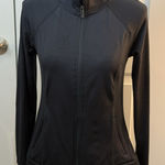 All In Motion  Women's Jacket S Black‎ High Neck Stretch Full Zip Athletic Sports Photo 0