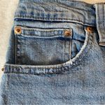 J.Crew  Blue Jean Shorts High-Waisted Frayed Hem Photo 5