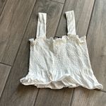 HYFVE  white smocked tank top Photo 2