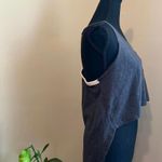 Zeyana Outfitters vintage high low flowy tank Gray Photo 3