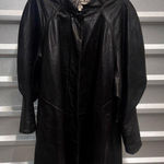 vintage Giovenzana Moda black leather jacket, 1980s or 1990s Size M Photo 0